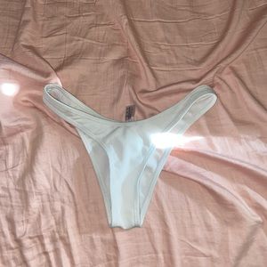White bikini bottom